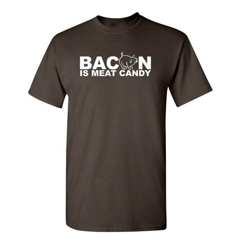 Feelin Good Tees Bacon is Meat Candy - Graphic Tee