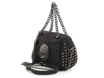Studded Skull Shoulder Bag