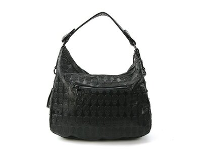 Studded Skull Hobo Bag