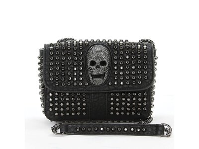 Studded Skull Handbag/Clutch
