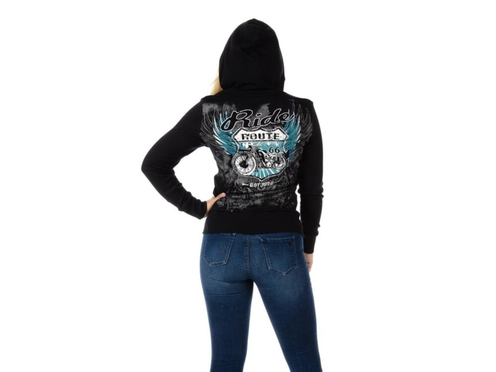 Liberty Wear Route 66 Zip Hoodie- 8153