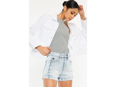 KanCan Light Wash High Rise Short- Side Panel - KC6357L