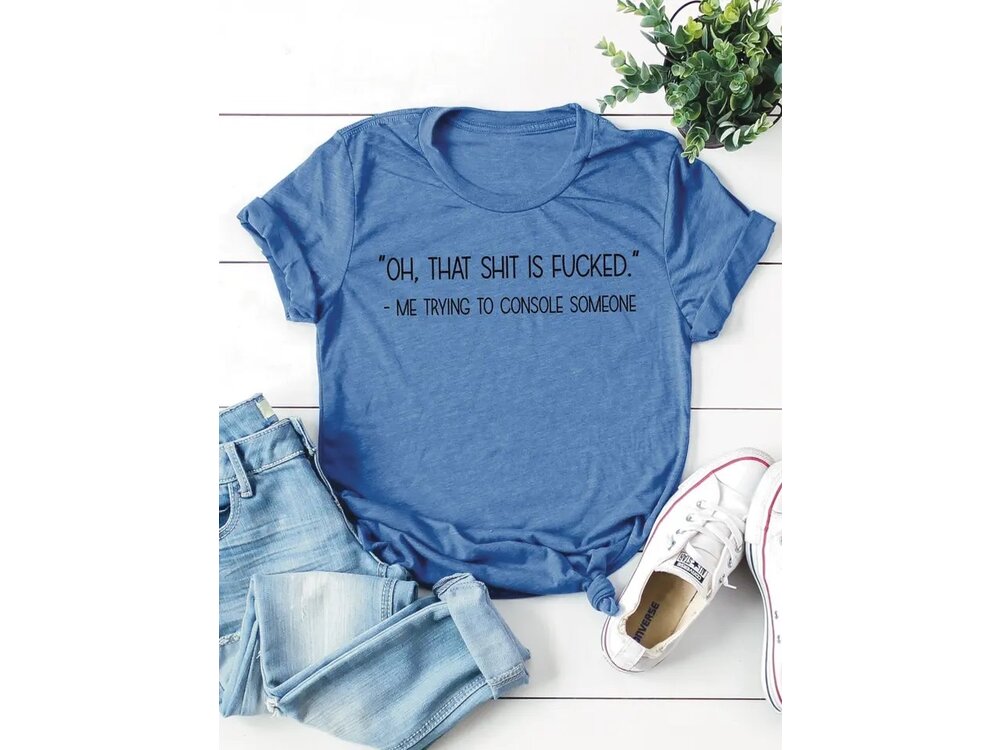 Trying to Console Someone - Graphic Tee