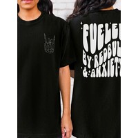 Fueled By Red Bull and Anxiety Graphic Tee-