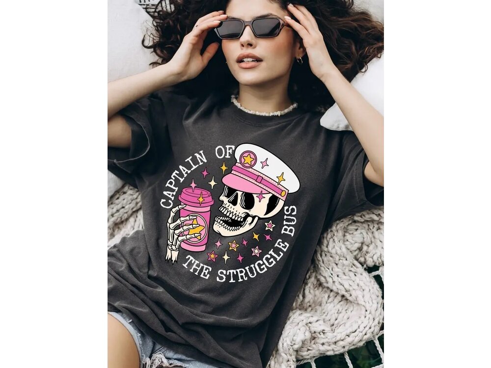 Captain of Struggle Bus - Graphic Tee-