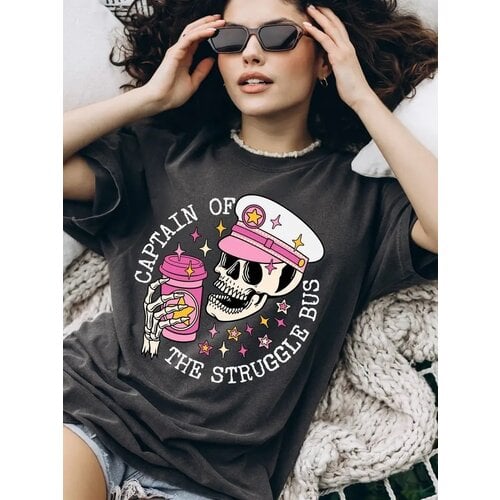 Captain of Struggle Bus - Graphic Tee-