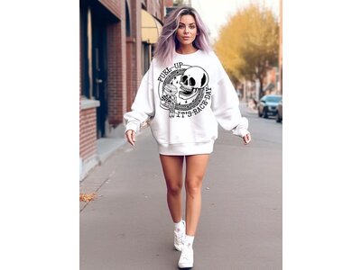 Fuel Up It's Race Day - Crew Sweatshirt -