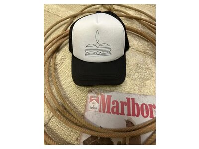 The Branded Blue Roan Boot Stitch Trucker Hat