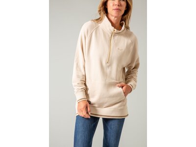 Kimes Ranch Hazer - Quarter Zip Sweatshirt- Off White-