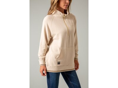 Kimes Ranch Hazer - Quarter Zip Sweatshirt- Off White-