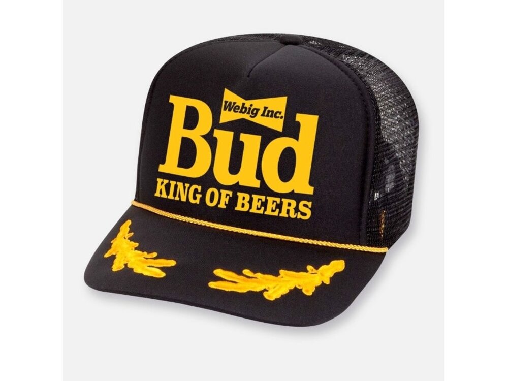 webig Bud Kaptin Kreme Hat - King of Beers
