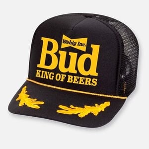 webig Bud Kaptin Kreme Hat - King of Beers