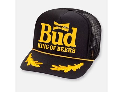 webig Bud Kaptin Kreme Hat - King of Beers