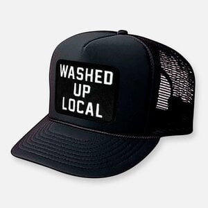 webig Washed Up Local Curved Bill- Black