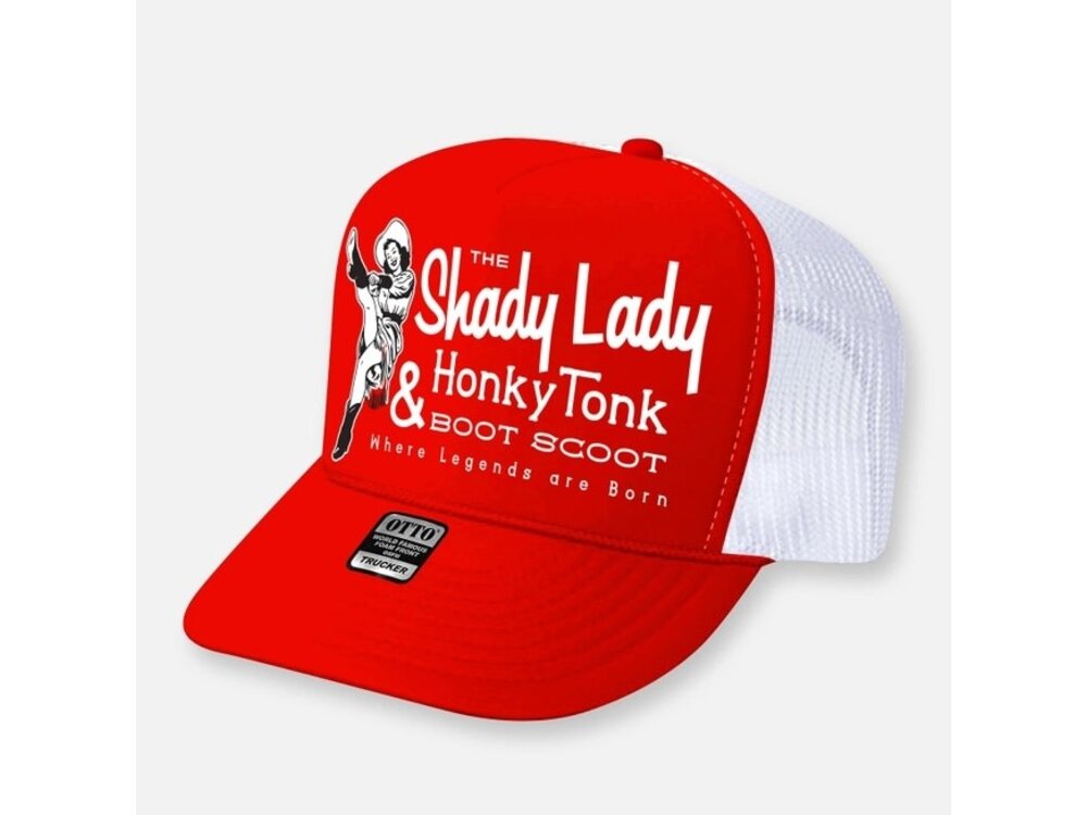 webig Shady Lady Honky Tonk - Red/White
