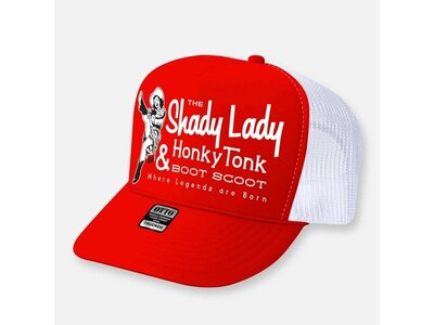 webig Shady Lady Honky Tonk - Red/White