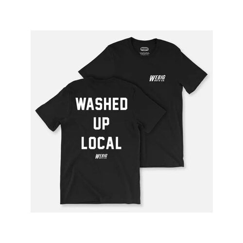 webig Washed Up Local Graphic Tee- Black-