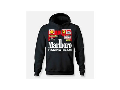 webig Marlboro Racing Hoodie- Black-
