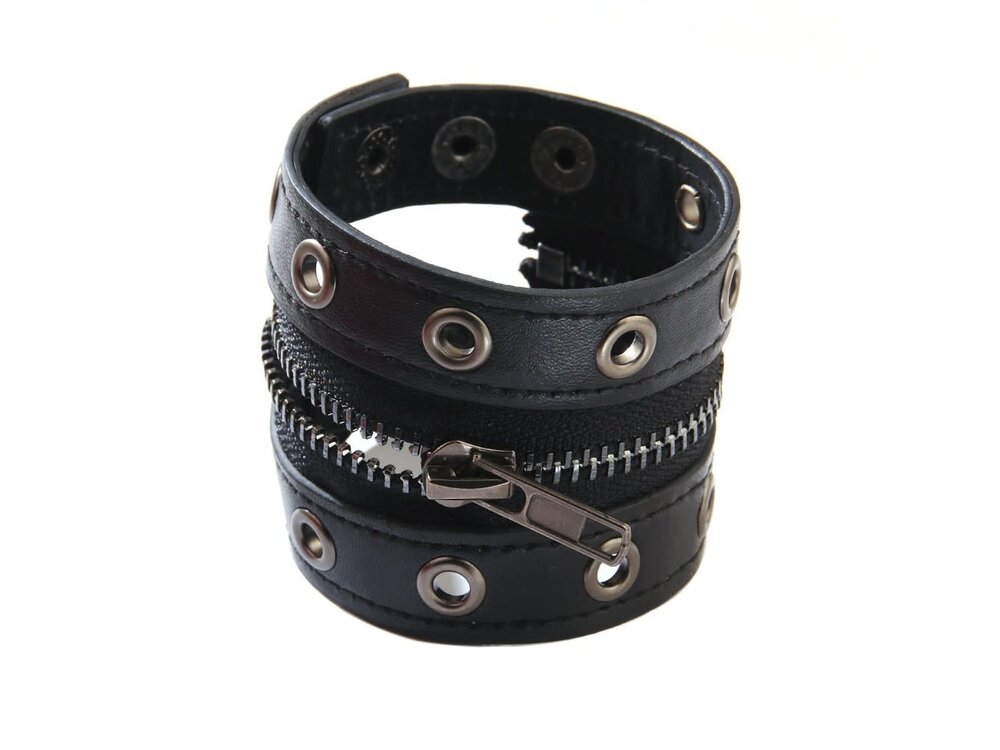 Punk Zipper Bracelet