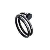 Crystal Wrap Nail Ring-