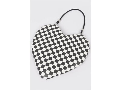 Checkerboard Heart Bag-