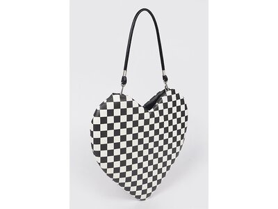 Checkerboard Heart Bag-