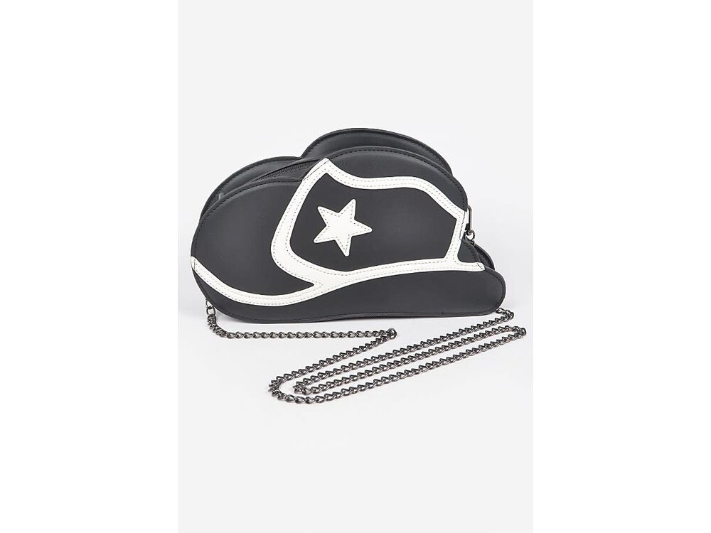Cowboy Hat Chain Crossbody