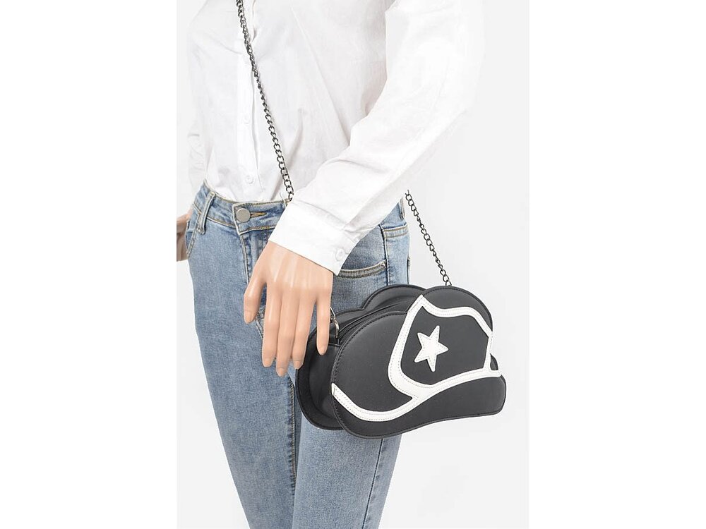 Cowboy Hat Chain Crossbody
