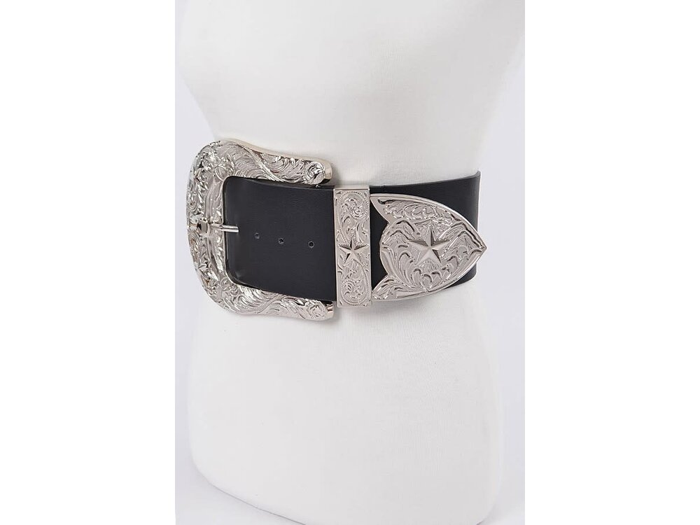 Oversized Buckle Belt-