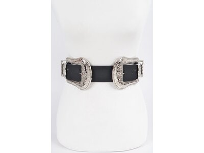 Swirl Double Buckle Belt -