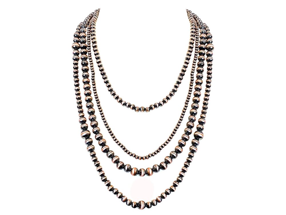 Blandice Jewelry Multistrand Necklace- NE20258- Copper