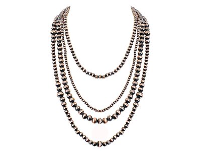 Blandice Jewelry Multistrand Necklace- NE20258- Copper
