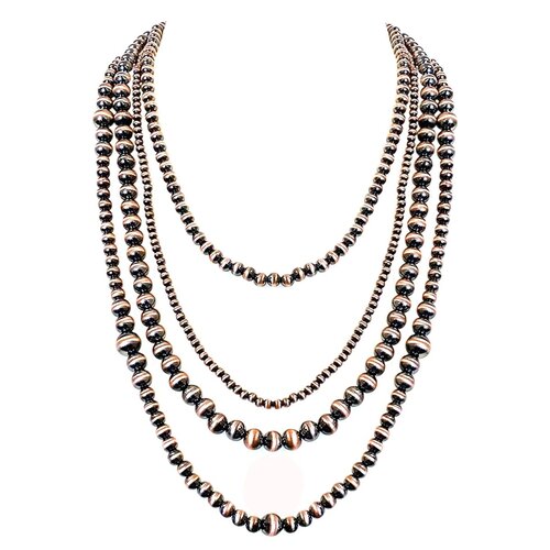 Blandice Jewelry Multistrand Necklace- NE20258- Copper