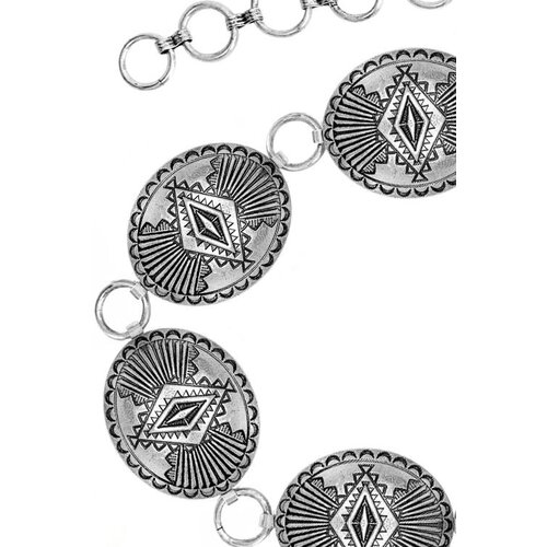 Blandice Jewelry Concho Belt- SX0038- Silver- L/XL