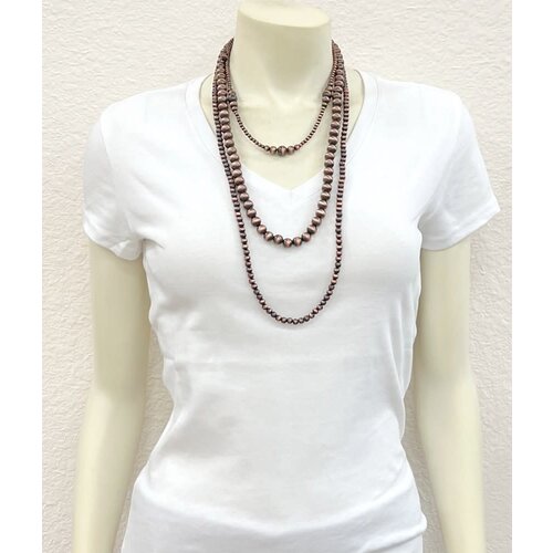 Isac Trading Copper Navajo Pearl Necklace- 736468