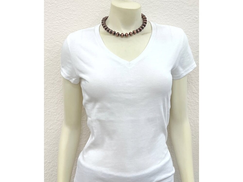 Isac Trading Copper Navajo Pearl Necklace- 736590