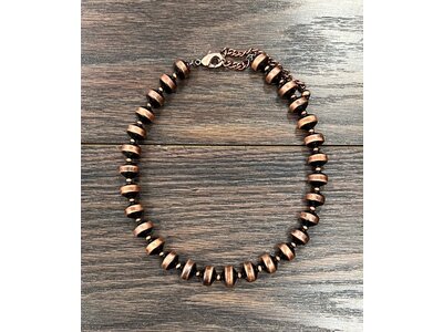 Isac Trading Copper Navajo Pearl Necklace- 736590