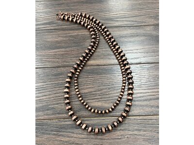Isac Trading Copper Navajo Pearl Necklace- 737049