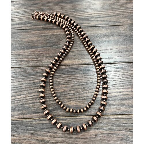 Isac Trading Copper Navajo Pearl Necklace- 737049