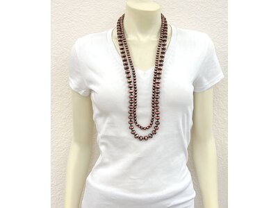 Isac Trading Copper Navajo Pearl Necklace- 737049