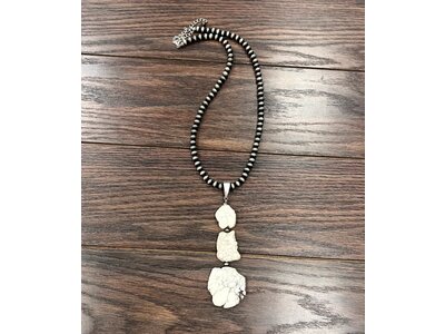 Isac Trading Turquoise Necklace- 737894