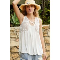 Mia Tank- GKT207 - Off- White