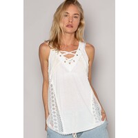Isabella Tank - GKT226 - Off-White -