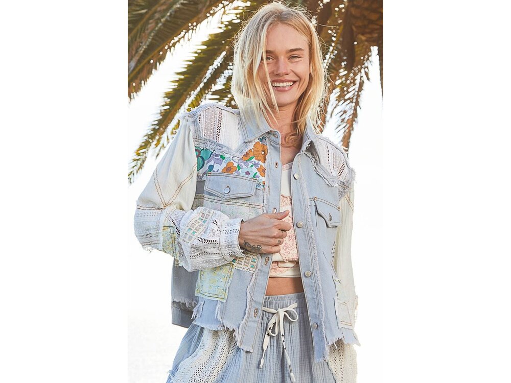 Pol Ava Jacket- GWT170 - Light Denim