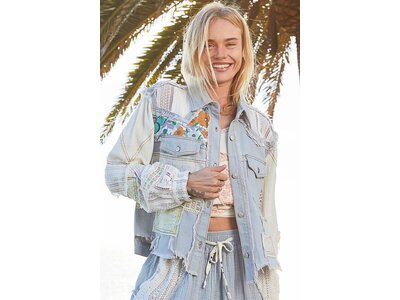 Pol Ava Jacket- GWT170 - Light Denim