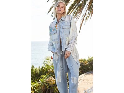 Pol Ava Jacket- GWT170 - Light Denim