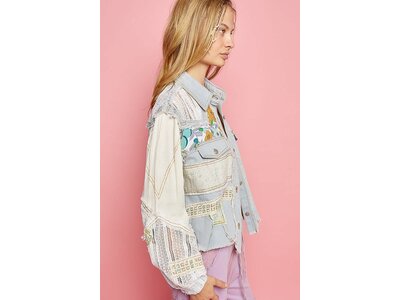 Pol Ava Jacket- GWT170 - Light Denim