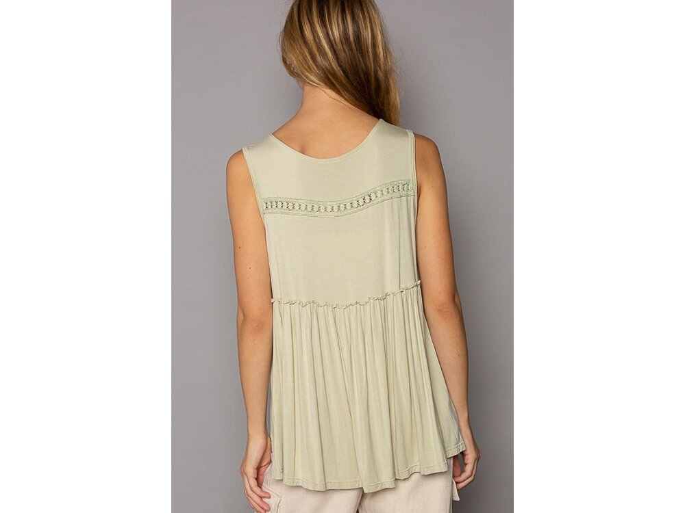 Pol Harper Tank- TKT12 - Pistachio