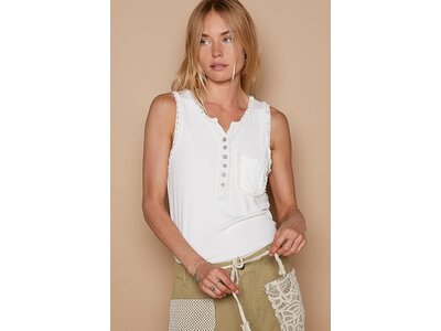 Pol Hazel Tank - UKT289 - Off-White