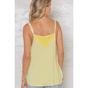 Pol Penelope Tank - YKT54 - Baby Yellow